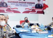 Wakapolda Tinjau  Vaksinasi Serentak Anak, Lansia dan Booster di Izusu Padang