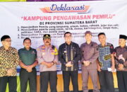 Bawaslu Sawahlunto Deklarasi Kampung Pengawasan Pemilu, Pastikan Pemilu Sampai ke Masyarakat Tingkat Bawah