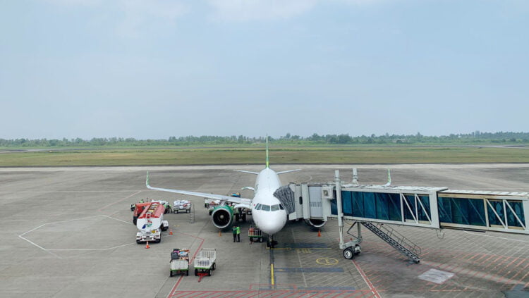 TUTUP SEMENTARA— Otoritas Bandara Wilayah VI memutuskan untuk menutup sementara Bandara Internasional Minangkabau (BIM) akibat terdampak abu vulkanik erupsi Marapi.