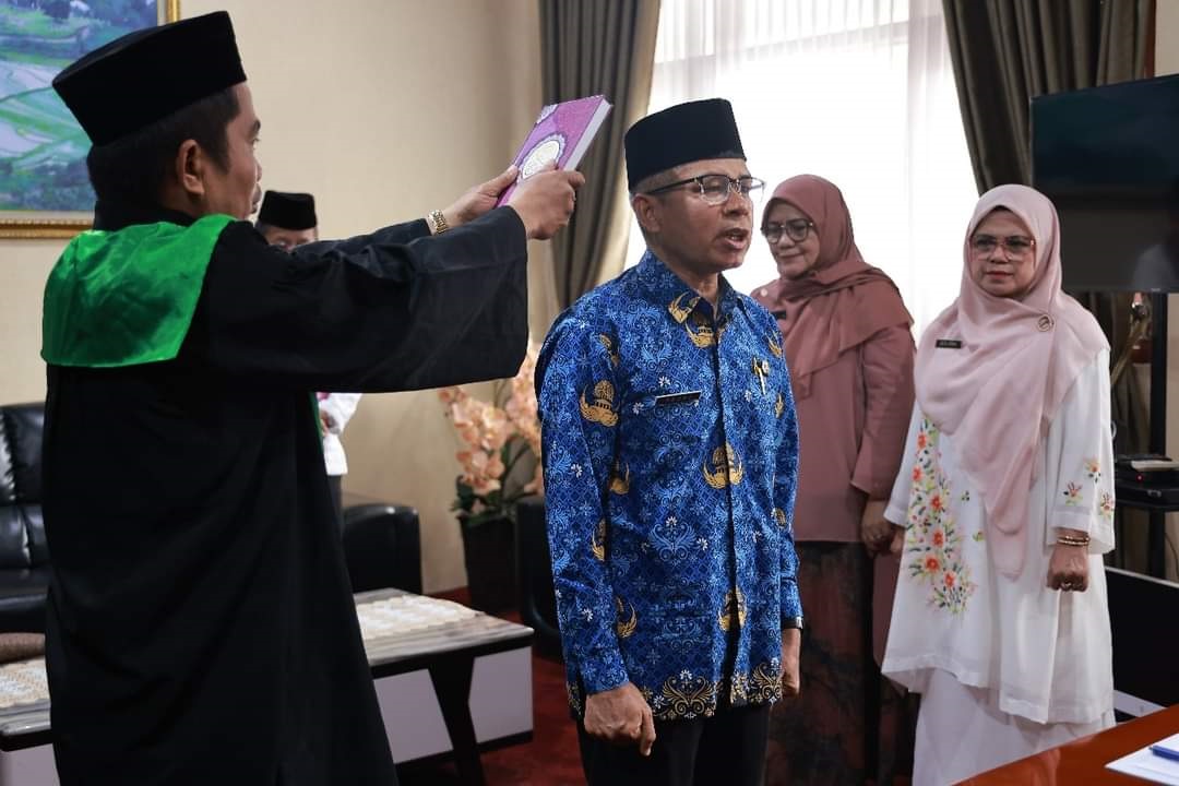 Sekda Iqbal Lantik Kabid Aplikasi Informatika Dinas Kominfo