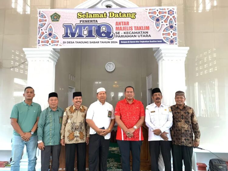 MTQ MAJELIS TAKLIM— Sekda Yota Balad  saat menghadiri dan membuka kegiatan MTQ antar Majelis Taklim  se Kecamatan Pariaman Utara.