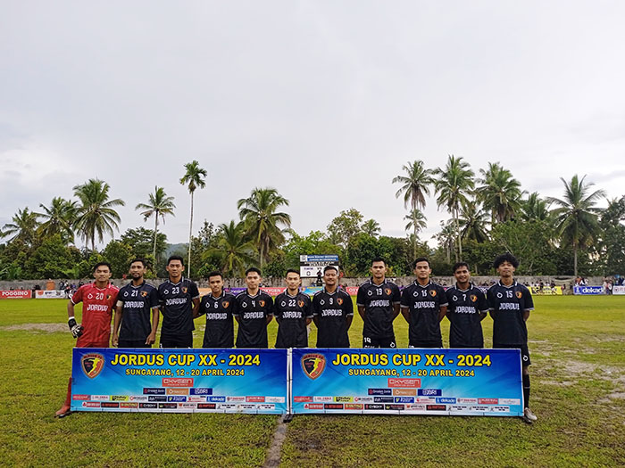 Jordus FC Juarai turnamen Jordus Cup XX tahun 2024. (chandra antoni)