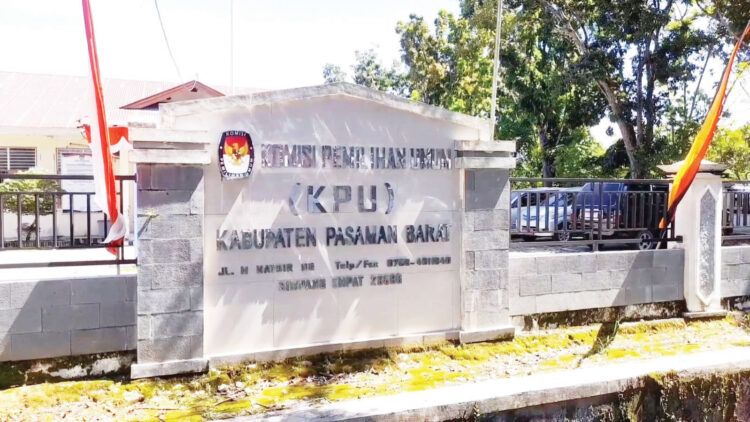 ILUSTRASI— Kantor KPU Pasaman Barat.