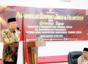186 Anggota PPS Dilantik, Bupati Sabar AS Ingatkan Tri Sukses Pilkada