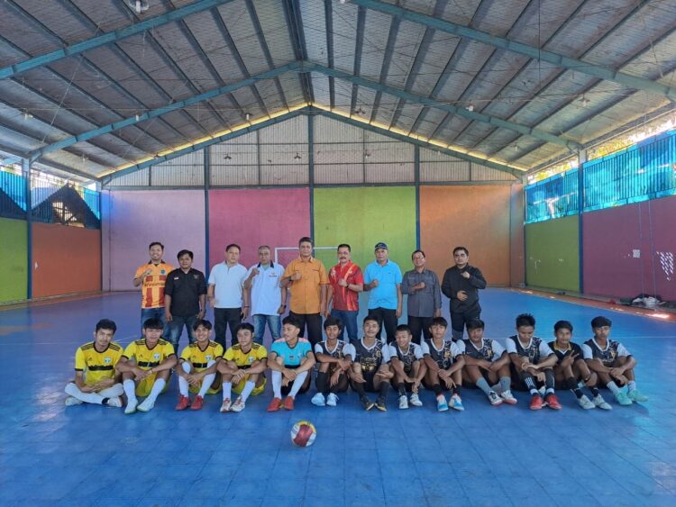 TURNAMEN FUTSAL— Bamus Anak Nagari Pauh V menggelar Open Turnamen Futsal Bamus Cup 2024 di gelar pada tanggal 24-25 juni 2024. di Lapangan Piai Futsal.