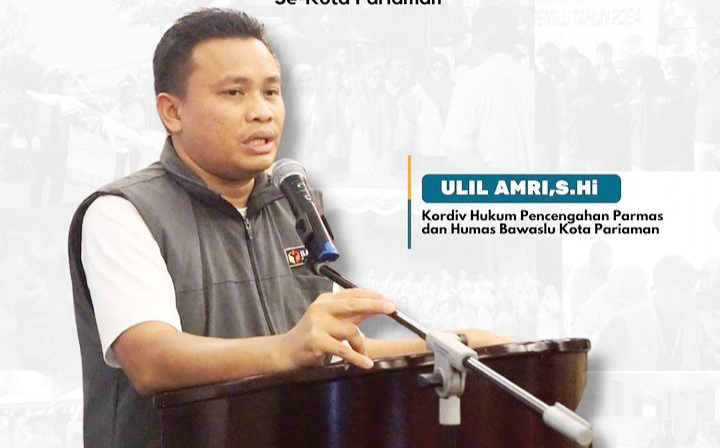 Ulil Amri
Komisioner Bawaslu Kota Pariaman