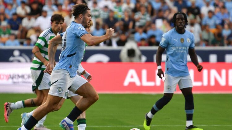 LAGA PRAMUSIM— Manchester City memulai persiapan mereka untuk menghadapi musim 2024/2025. Celtic menjadi lawan mereka dalam pertandingan pramusim yang berlangsung pada Rabu (24/7) di Stadion Kenan Memorial, Carolina Utara, Amerika Serikat.