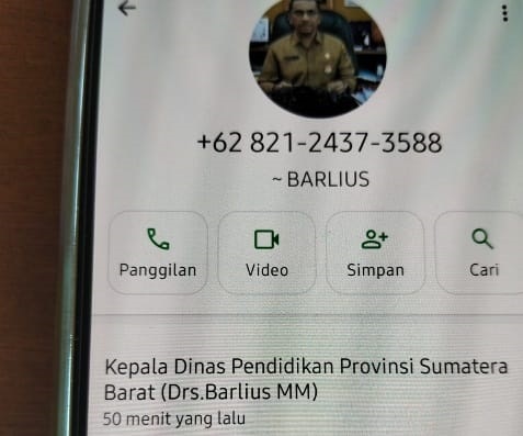 BUKTI—Inilah bukti screenshot percakapan pelaku dengan korban.