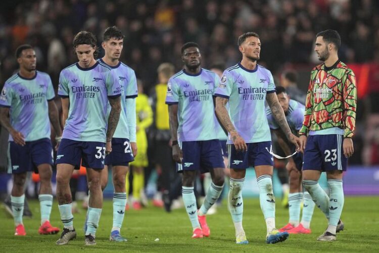 LIGA INGGRIS— Arsenal dikalahkan Bournemouth 2-0 dalam lanjutan Liga Inggris, Sabtu (19/10) malam WIB.