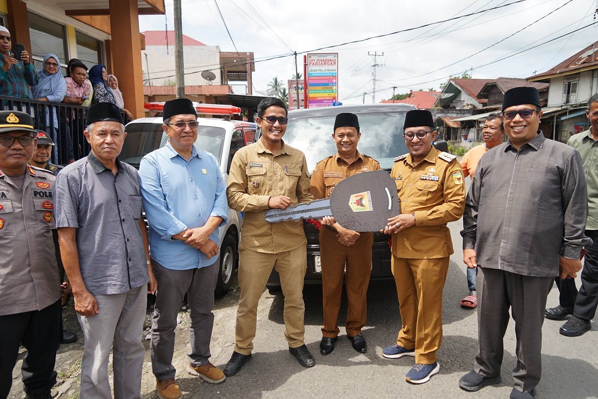 Dukung Program Bank Sampah, Nagari Simabur Terima Bantuan Pikup