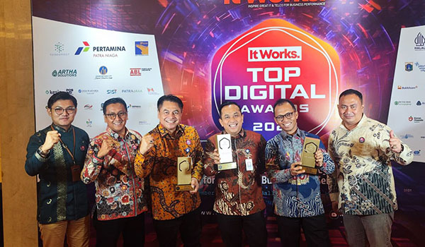 Bank Nagari Raih 4 Penghargaan Bergengsi, 3 Top Digital Award, 1 Top 100 CEO