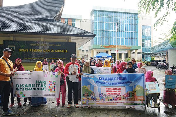 PKBI Sumbar Gelar Longmarch, Perkuat Suara Penyandang Disabilitas