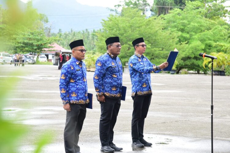 HUT KORPRI — Seluruh Aparatur Sipil Negara (ASN)  Padangpariaman ikut acara HUT Korpri ke-53.