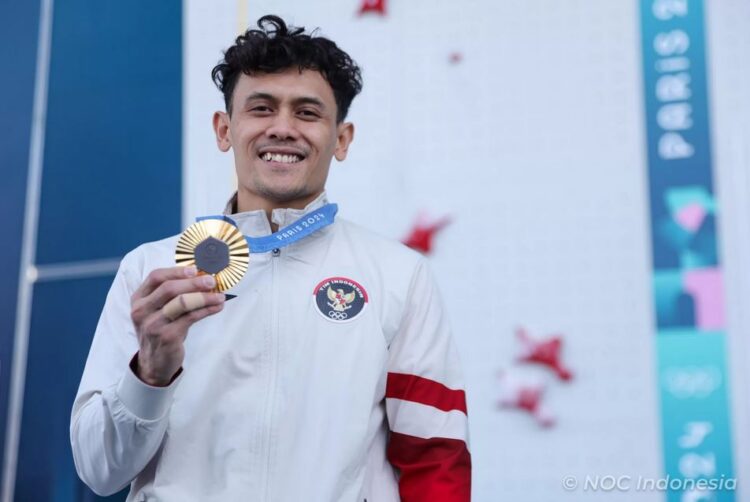 ATLET PANJAT TEBING— Atlet panjat tebing Indonesia, Veddriq Leonardo, menjadi kandidat dalam penghargaan Athlete of the Year 2024 yang diselenggarakan oleh International The World Games (IWGA).