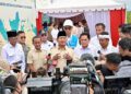 meresmikan--Presiden Republik Indonesia, Prabowo Subianto, meresmikan enam Pembangkit Listrik Tenaga Surya (PLTS) di wilayah terdepan, terluar, dan tertinggal (3T).