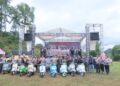 PERINGATAN ANNIVERSARY VAC—Kapolres Payakumbuh AKBP Ricky Ricardo didampingi Wakapolres AKBP Russirwan dan Sekdako Rida Ananda dalam acara Anniversary Vespa Antique Club (VAC).