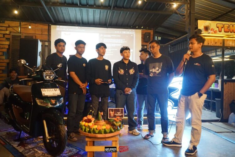 DEKLARASI-Anggota komunitas pengguna Honda Stylo mendeklarasikan terbentuknya dideklarasikannya Honda Stylo Club Indonesia (HASCI) Chapter Padang.