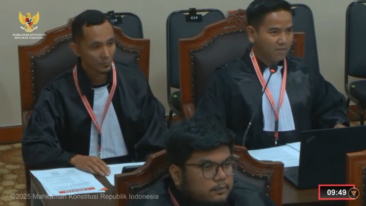 SIDANG SENGKETA PILKADA— Kuasa Hukum pasangan Safni-Rito menghadiri sidang PHP di Mahkamah Konstitusi RI, di Jakarta.