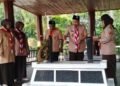 Jelang Peringatan Hari Pramuka ke-64, Kwarcab Kota Sawahlunto Ziarah ke Makam Pahlawan Nasional 