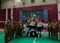 Meriahkan HJK Padang ke-356, Well of Sanora/Alfiadi Juara Turnamen Badminton Eksekutif-Legislatif