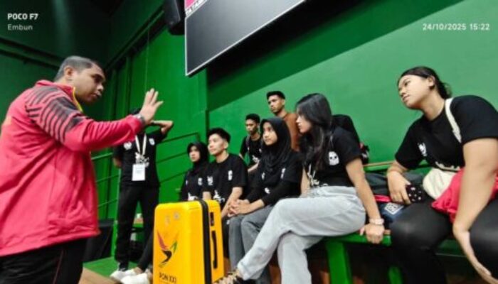“Meski Pahit, Jangan Pernah Menyerah!” Sekum KONI Sumbar Bakar Semangat Atlet Karate dan Wushu di PON Beladiri Kudus