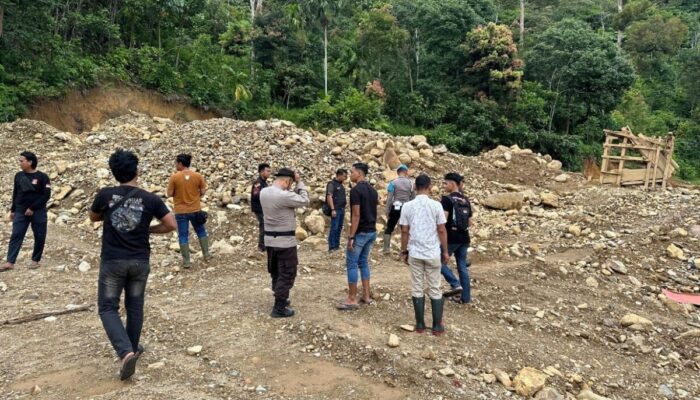 Satgas Ilegal Mining Polres Solok Selatan Kembali Gelar Penertiban PETI
