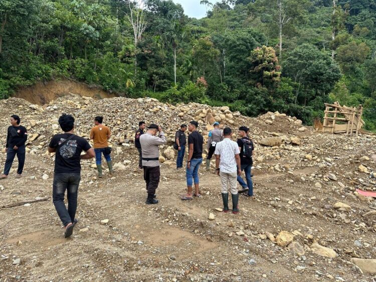 Satgas Ilegal Mining Polres Solok Selatan Kembali Gelar Penertiban PETI
