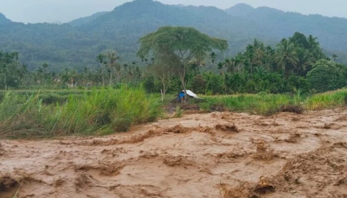 Tim Berhasil Evakuasi Warga Solok Selatan yang Terjebak Ditengah Arus Sungai Batang Bangko 
