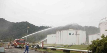 Pertamina Patra Niaga Regional Sumbagut Gelar Simulasi Penanggulangan Keadaan Darurat