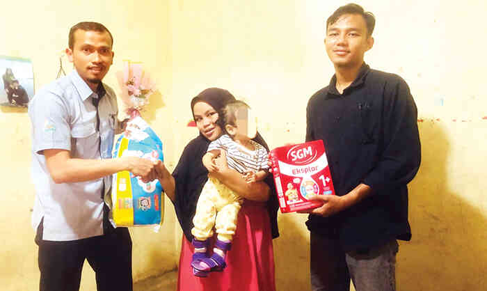 Sejak Lahir Mengidap Penyakit Spina Bifida, UPZ Baznas Semen Padang Menanti Langkah Pertama Balita HNR