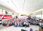 Wujud Kepedulian Keselamatan, Honda Hayati Edukasi Safety Riding di SMAN 1 Kinali