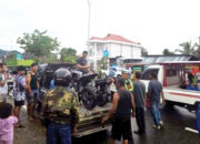 Motor Beriringan Tabrak Mobil yang Berbelok, Satu Pengendara Meninggal Dunia