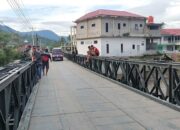 Dikerjakan Prajurit Batalyon TP Sarolangun dan Kodam XX/Tuanku Imam Bonjol, Pembangunan Dua Unit Jembatan Bailey Rampung
