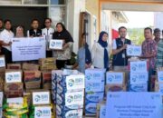 BRI Salurkan Bantuan Sembako di 6 Kecamatan Terdampak Banjir di Pesisir Selatan