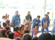 Lanud Sutan Sjahrir dan PIA AG Cab. 11/D.I Salurkan Bantuan dan Trauma Healing