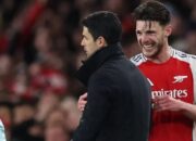 Arsenal Menang 3-2 atas Bournemouth, Mikel Arteta Puji Declan Rice Gelandang Terbaik Dunia 