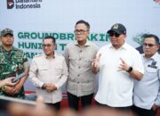 Andre Rosiade dan Dony Oskaria Groundbreaking Hunian Tetap Danantara untuk Korban Bencana di Tanah Datar