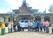 BRI BO Solok Serahkan Bantuan 1 Unit Ambulans kepada Masjid Raya Singkarak