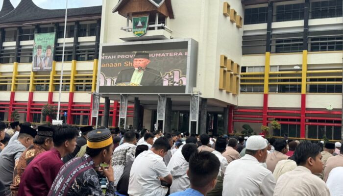 Shalat Idul Fitri 1447 H di Halaman Kantor Gubernur Sumbar, Mahyeldi Ajak Perkuat Silaturahim dan Jaga Nilai ABS-SBK