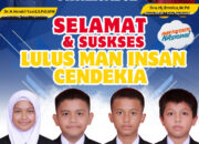 Empat Siswa MTsN 1 Payakumbuh Lolos Masuk MAN IC