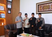 Wawako Elzadaswarman Terima Silaturahim Pelajar NU, Dukung Tabligh Akbar Generasi Qurani