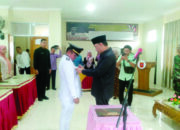 Camat Palembayan Dilantik, Wabup Agam Tekankan Pentingnya Pemulihan Pascabencana