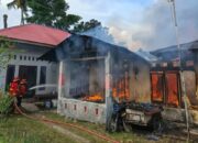 Kebakaran Hanguskan 3 Rumah di Padang, Kerugian Ditaksir Capai Rp500 Juta