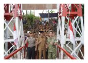 Masyarakat Kapau APD Bersyukur, Jembatan Simpang Batuang Tersambung Kembali