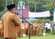 Pimpin Apel Gabungan Siap Cuti Lebaran, Bupati Kembali Tekankan Disiplin ASN