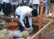 Gubernur Mahyeldi Letakkan Batu Pertama, Relokasi SMKN 1 Sasak Ranah Pasisie Kabupaten Pasaman Barat