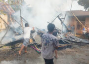 Kebakaran, Rumah Kayu Milik Malin Ameh Rata dengan Tanah