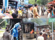 Satpol PP Padang Bersama TNI/Polri Tertibkan PKL Pantai Air Manis dan Pasar Raya, Puluhan Barang Dagangan Diamankan