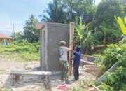 Bersama Masyarakat, Satgas TMMD Rampungkan Pembangunan MCK