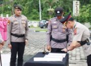 Kapolres Sawahlunto Pimpin Sertijab Wakapolres, Kabag Ops dan Kasat Narkoba